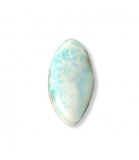 Oval Shape Larimar Oval Shape Cabochon Handmade Loose Stone Size 48X33X6 MM Approx Smooth Cabochon Natural Stone